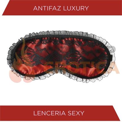 Antifaz luxury rojo